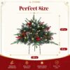 81i4kU2ARnL._AC_SL1500_.jpg 2-Pack Prelit Christmas Pot Inserts with Pinecones & Berries