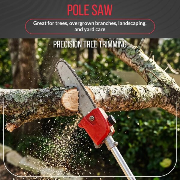 Dealourus 52cc Long Reach Petrol Multi Functional Garden Tool Including