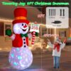 81ig4vtnuML._AC_SL1500_.jpg 8FT Christmas Inflatable Outdoor Decoration Snowman