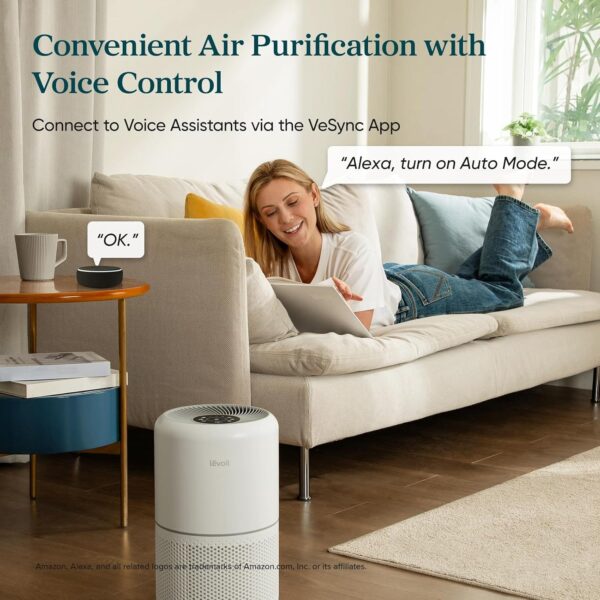 81jMsUrWnzL._AC_SL1500_.jpg Levoit Smart HEPA Air Purifier,258m³/h, 108m², Core 300S