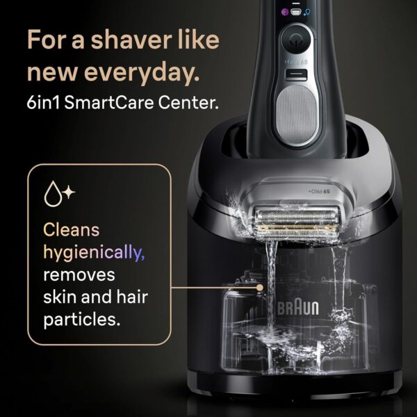 81kpo85VynL._AC_SL1500_.jpg Braun Series 9 PRO+ Electric Shaver for Men, Black, 9690CCE