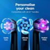 81lIE-4EjkL._AC_SL1500_.jpg Oral-B iO2 Duo Electric Toothbrushes, 2 Handles, Night Black and Calm Pink