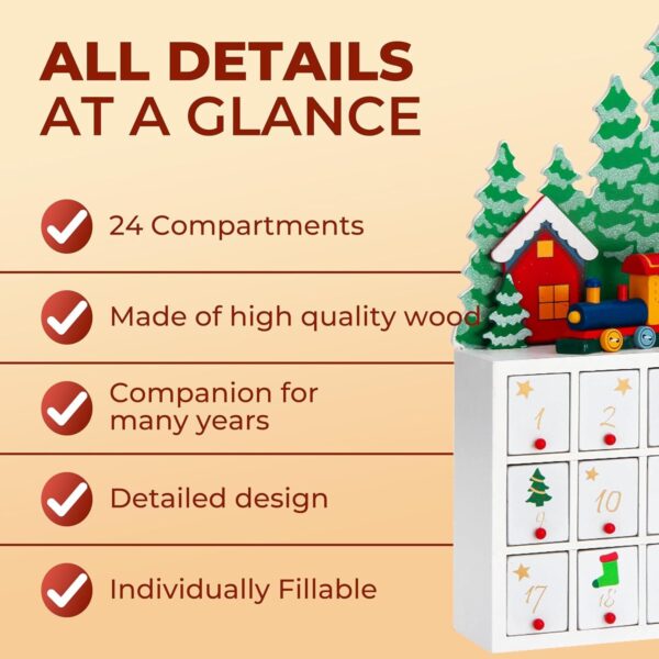 81lyqwJmsWL._AC_SL1500_.jpg Spielwerk® Wooden Advent Calendar, Chocolates Gift Box, Christmas Landscape