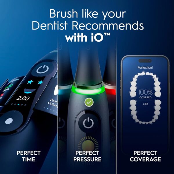 Oral-B iO9 Electric Toothbrush for Adults, Black