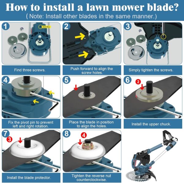 81ojOZ-g19L._AC_SL1500_.jpg Cordless Strimmer, Garden Strimmer Cordless with Weed Brush and 2 x 4.0Ah Battery