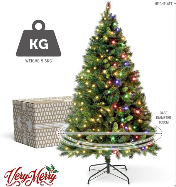 81ovGst9XWL._AC_SL1500_.jpg VeryMerry 6FT Pre Lit Christmas Tree 2in1 Dual-Color