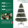 81pj6GhzAL._AC_SL1500_.jpg Shareconn 6.5ft Artificial Fir Function Christmas Tree with Lights,17 modes