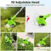 81pwkSriUvL._AC_SL1500_.jpg Cordless Garden Strimmers,Electric Cordless 21v Grass Strimmer with 2 X 2000mAh Battery
