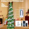 81sSz2sQDrL._AC_SL1500_.jpg HMASYO 6FT/1.8M Pop Up Tinsel Christmas Tree with 100 Timer Lights & Remote