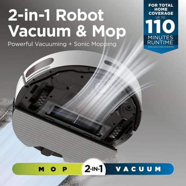 81sTTcNzG1L._AC_SL1500_.jpg Shark Matrix Plus 2-in-1 Robot Vacuum and Mop with Selfcharging Base, White