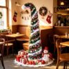 5 Ft Pop Up Christmas Tree with 16.5 Ft String Lights