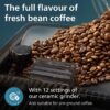 81tES4wqsYL._AC_SL1500_.jpg PHILIPS 5400 Series Bean to Cup Coffee Machine, LatteGo, 12 Drinks OneTouch