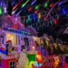 Meteor Shower Outdoor Christmas Lights 24 Tube 576LED, Multi Color [Energy Class F]