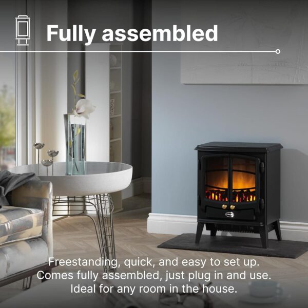 81uLL2RKHKL._AC_SL1500_.jpg Dimplex Tango Optiflame 2KW Freestanding Electric Stove Fire, Coal Fuel bed