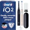 81uRCOYcY9L._AC_SL1500_.jpg Oral-B iO2 Duo Electric Toothbrushes, 2 Handles, Night Black and Calm Pink
