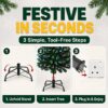81vyGpYzCL._AC_SL1500_.jpg New Christmas Tree X-Mas Tree Fiber Optic Color Changing Multi Colour Led Lights With Star Free Standing Indoor Tree Lights XMAS Gift (7 FT)
