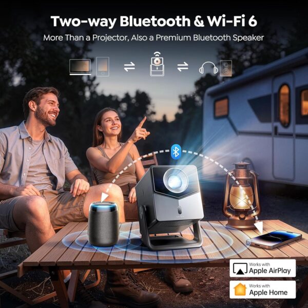 Projector 4K with VIDAA OS