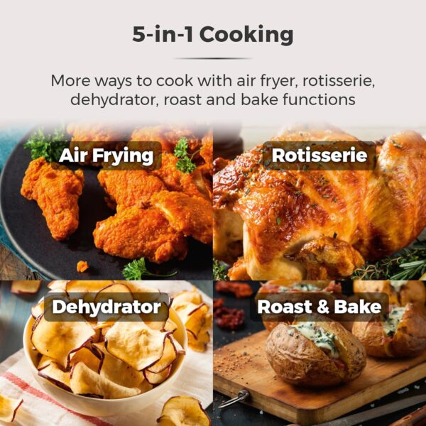 910L2pqO6mL._AC_SL1500_.jpg Tower T17038 Xpress 5-in-1 Manual Air Fryer Oven