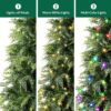 919nXVrrwAL._AC_SL1500_.jpg Shareconn 6.5ft Artificial Fir Function Christmas Tree with Lights,17 modes