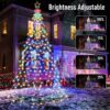 Joomer Christmas Tree Lights Topper Star Height 12.7ft 568 LED Multicolor