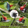 91GKz7IHRBL._AC_SL1500_.jpg Cordless Strimmer 21V with 2×2000mAh Battery & Charger,Grass Trimmer Cordless with 14 Blades Cutting System
