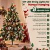 91HXX26buL._AC_SL1500_.jpg 7.5ft/225cm PVC Snow Flocked Artificial Christmas Tree with Light