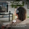 91Oj-dU1b9L._AC_.jpg Sennheiser RS 120-W On-Ear Wireless Headphones for Crystal-clear TV Listening with 3 Sound Modes, Lightweight Design, Easy Volume Control, 60 m Range and Convenient Transmitter/Charger Combo - Black