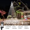 Joomer Christmas Tree Lights Topper Star Height 12.7ft 568 LED White