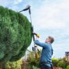 91nS8gW075L._AC_SL1500_.jpg VonHaus Pole Hedge Trimmer Cordless 20V – x2 Batteries & Charger, G-Series