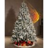 Pink-and-White-Gradient-Aesthetic-Bodycare-New-Product-Amazon-Product-Image-12.jpg Asinse 7ft Pre-Lit Snow Flocked Christmas Tree with 450 Chasing Warm LED Lights