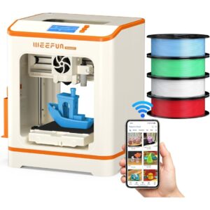 Weefun TINA2C 3D Printer for Beginners & Kids with Filament Starter Bundle
