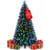 Pink-and-White-Gradient-Aesthetic-Bodycare-New-Product-Amazon-Product-Image-8.jpg New Christmas Tree X-Mas Tree Fiber Optic Color Changing Multi Colour Led Lights With Star Free Standing Indoor Tree Lights XMAS Gift (7 FT)