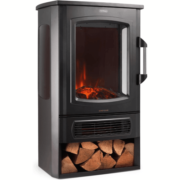 Untitled-Design-16.png Vonhaus Electric Log Burner 2000W – 2 Heat Settings – Black