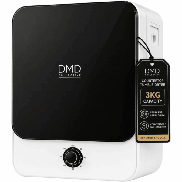 DMD Collective - 3kg Tumble Dryer, Vented Tumble Dryers, Dryer Machine [Energy Class F]