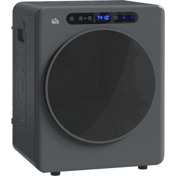 HOMCOM Vented Tumble Dryer 5kg Wet Laundry/3kg Dry Capacity 1000W Grey [Energy Class G]