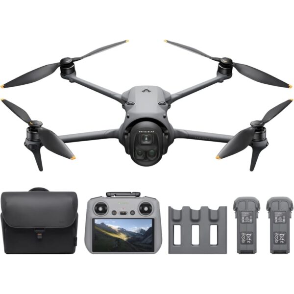 Untitled-design-1-26.jpg DJI Mavic 4 Pro Fly More Combo with DJI RC 2, Flagship Tri-Camera Drone with 100MP 4/3 CMOS Hasselblad Camera, 30km Video Transmission, 51-Min Max Flight Time, Charging Hub, and More