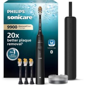 Untitled-design-1-27.jpg Philips Sonicare DiamondClean 9900 Prestige Electric Toothbrush Charging Travel Case, Black, Model HX9992/43