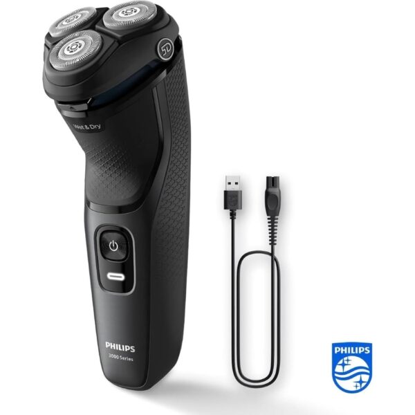 Untitled-design-1-9.jpg Philips Electric Shaver 3000 Series - Wet & Dry Electric Shaver for Men with SkinProtect Technology in Dark Moon
